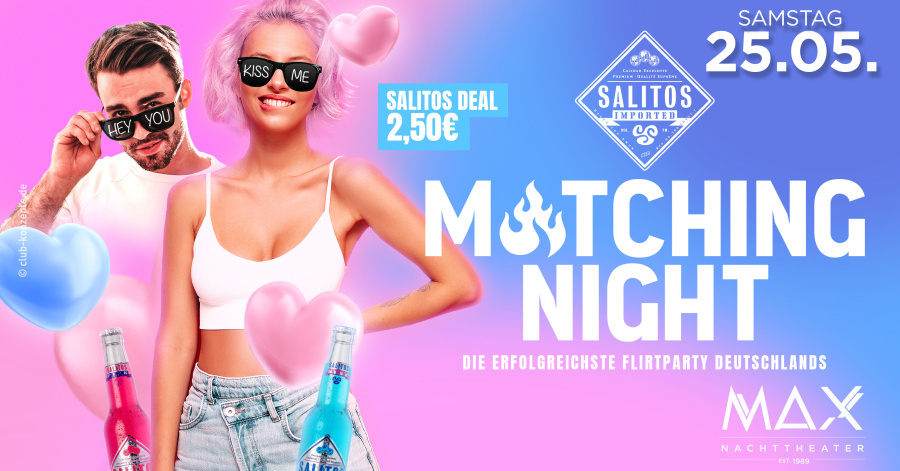 Salitos Matching Night - Die Erfolgreichste Flirt Party Deutschlands