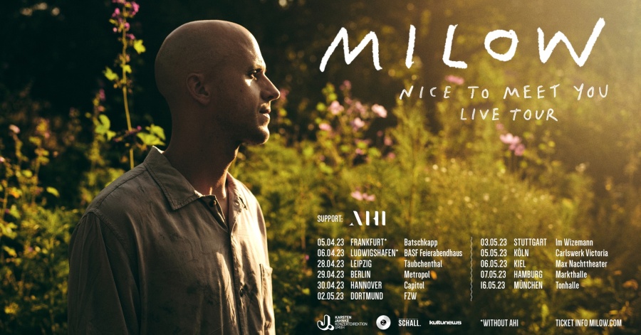 Milow - Nice to meet you LIVE TOUR